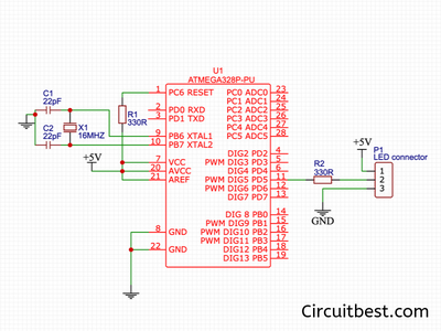​Association for WS2811 RGB LED: 