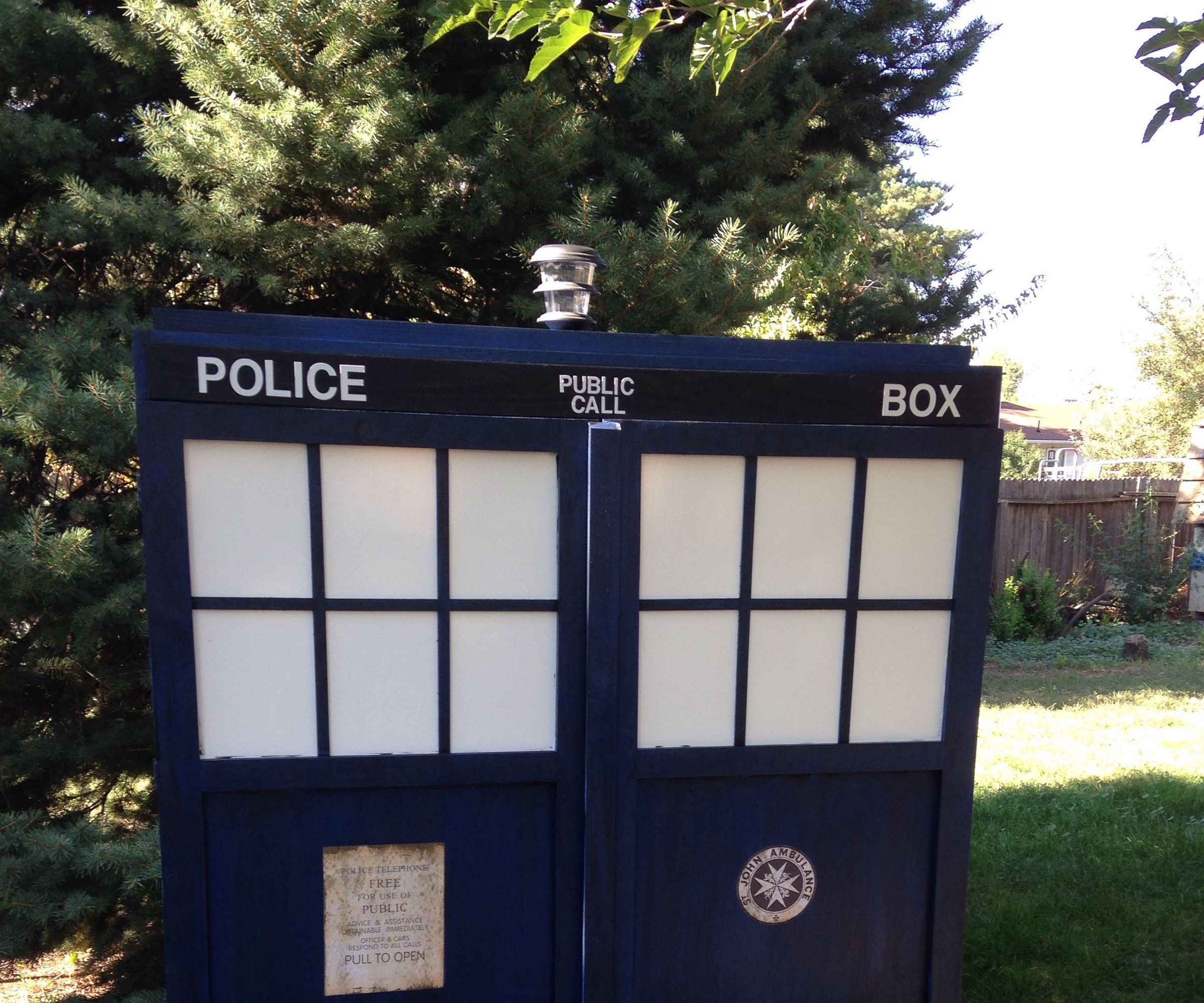 Tardis Headboard