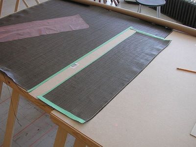 Cut the Carbon Fiber, Breather Ply and Release Film