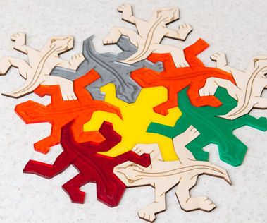Escher Style Reptiles
