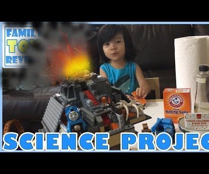 Lego Volcano Science Project With Vinegar & Baking Soda