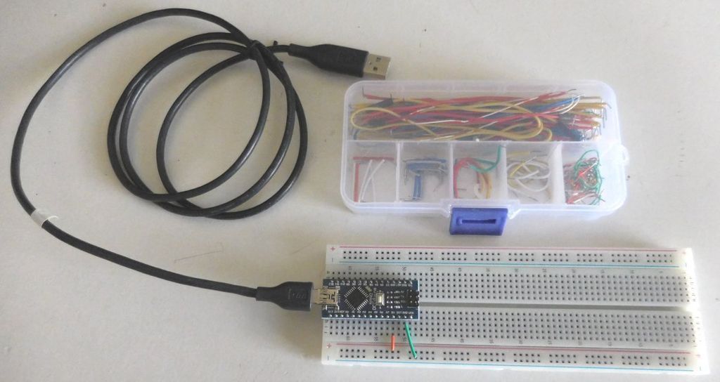 Add the Arduino Nano to the Breadboard