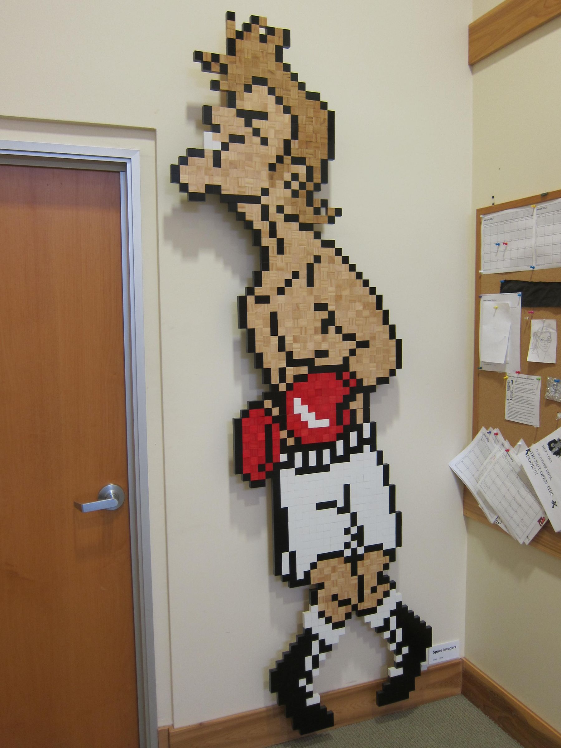 Stained Wood Pixel Art