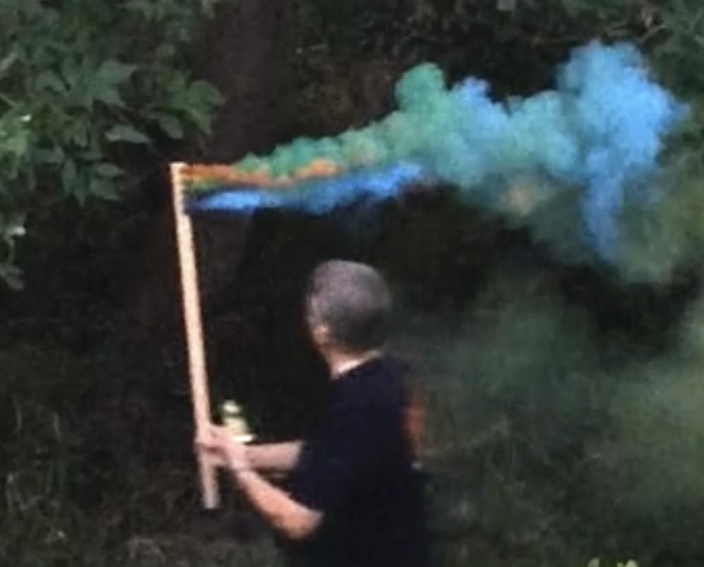 Rainbow Smoke Baton