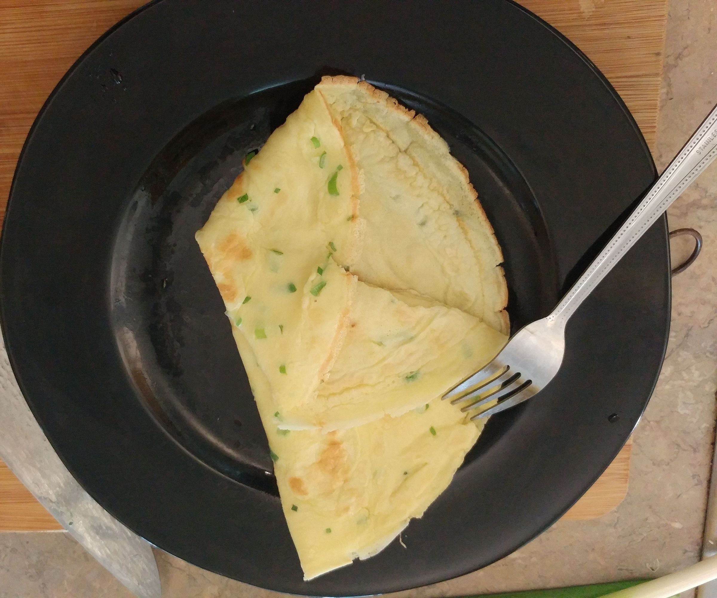 Green Onion and Egg Chinese Crepe
