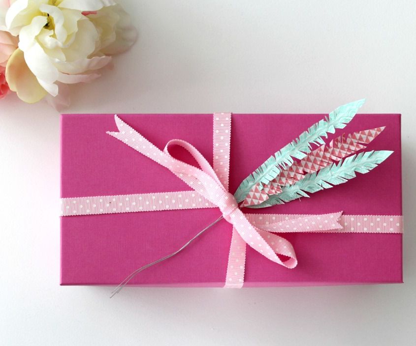 DIY Washi Tape Feathers