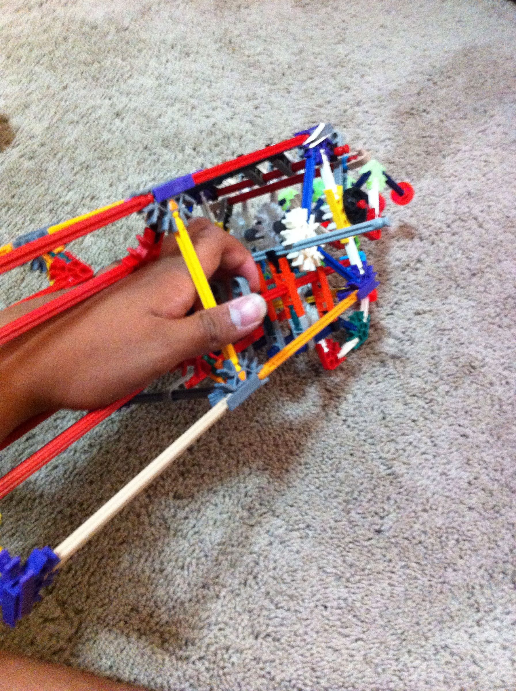 Knex Hand With Fingers