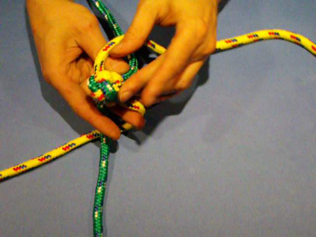 Four Strand Crown Knot