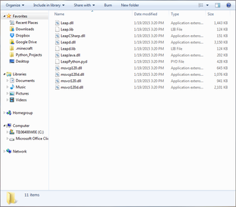 Adding the Leap Motion