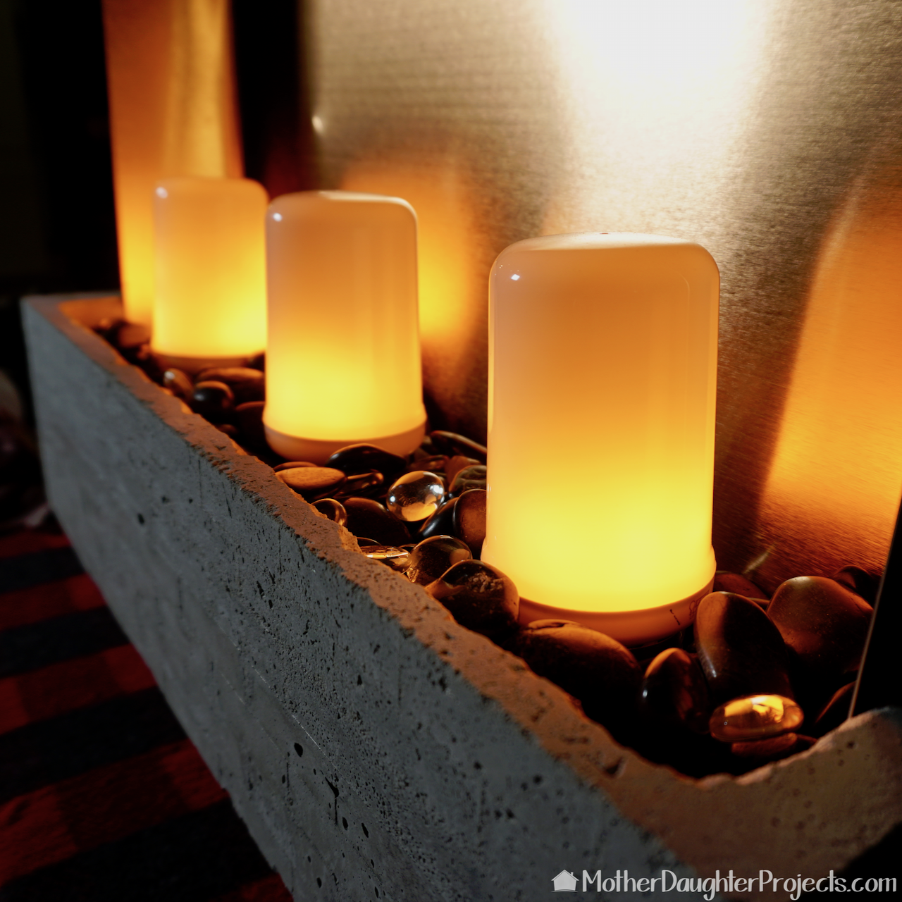 LED Concrete Tabletop Fireplace 7 Steps (with Pictures) Instructables