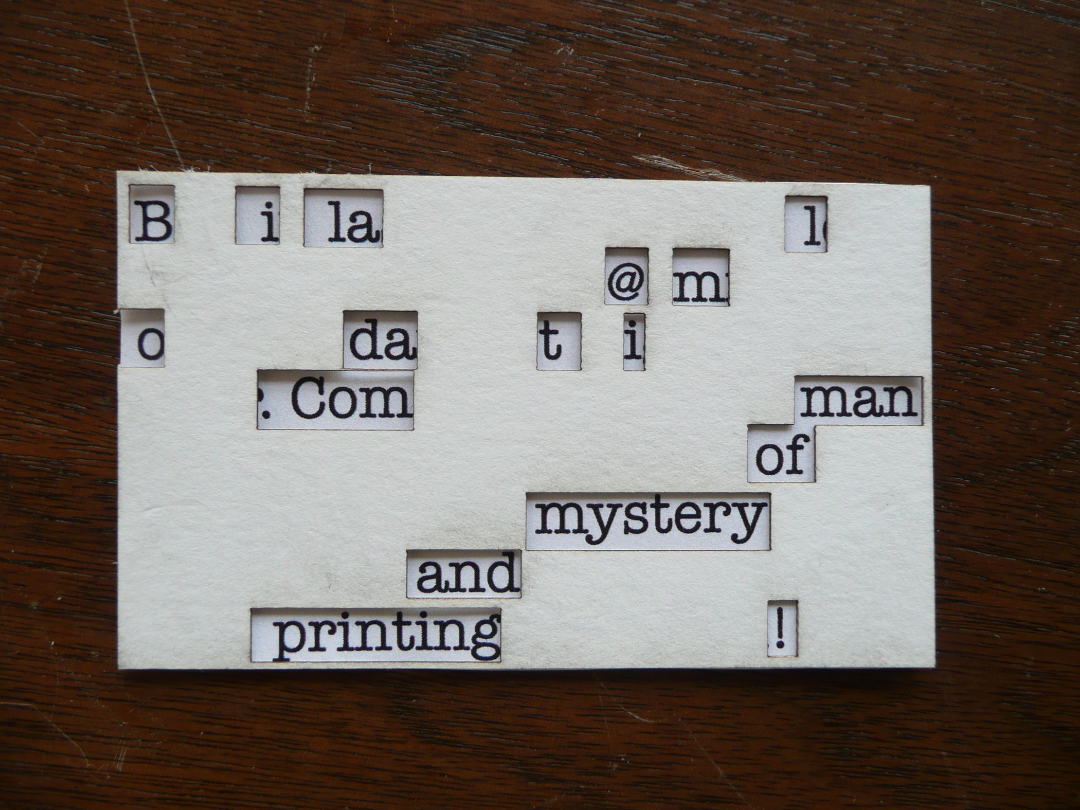 Decoder Business Card - QR Coded Secret Message : 6 Steps (with ...