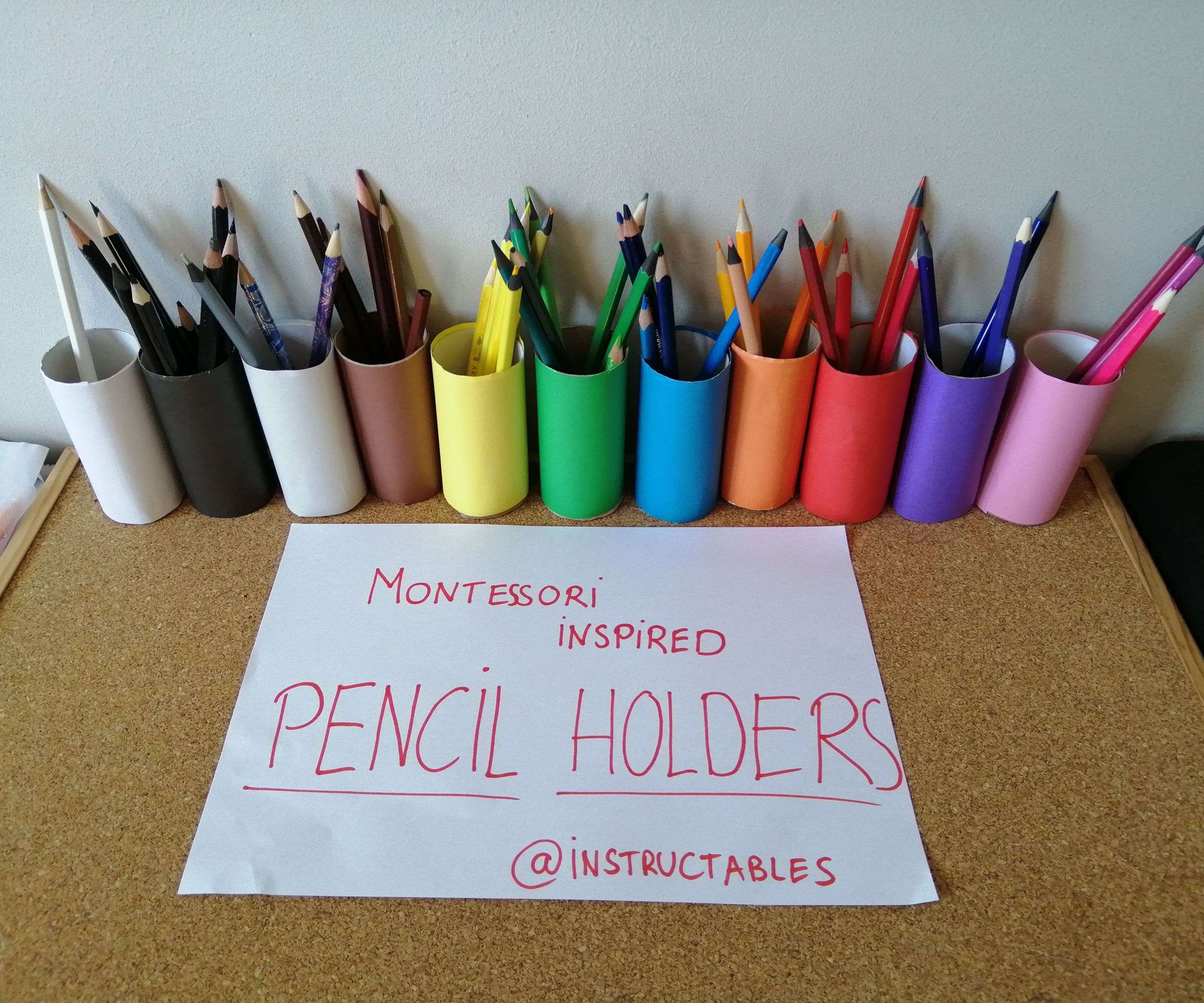 Montessori Inspired Pencil Holder