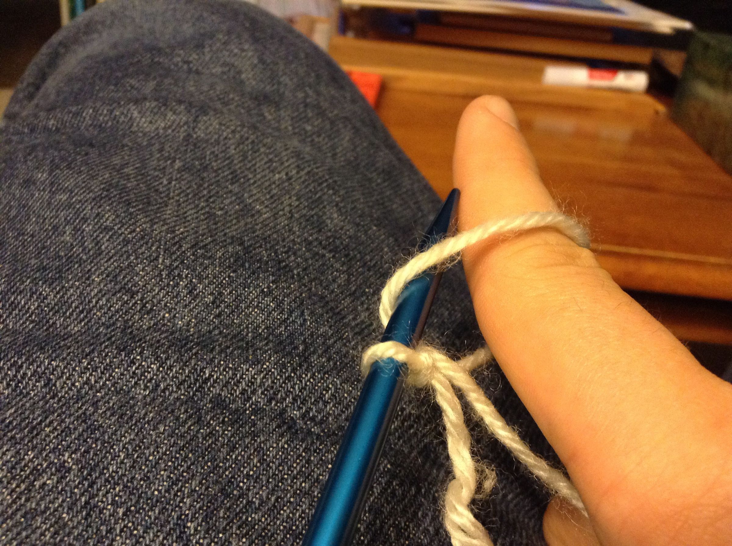 Knitting Casting on (The Loop Method) 3 Steps Instructables