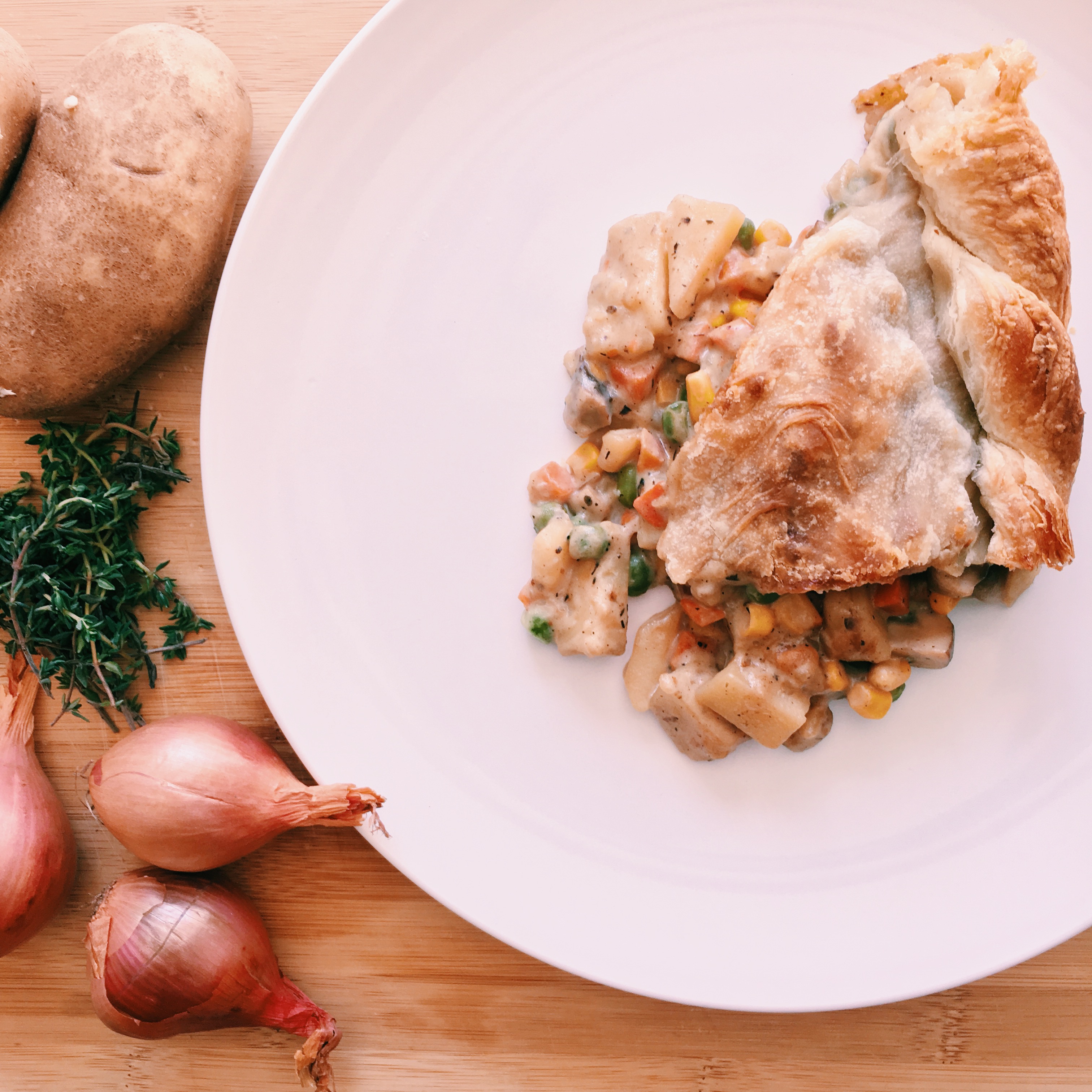 RECIPE MUSHROOM POTATO POT PIE 3 Steps Instructables