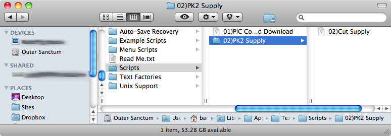 Putting the AppleScript Together