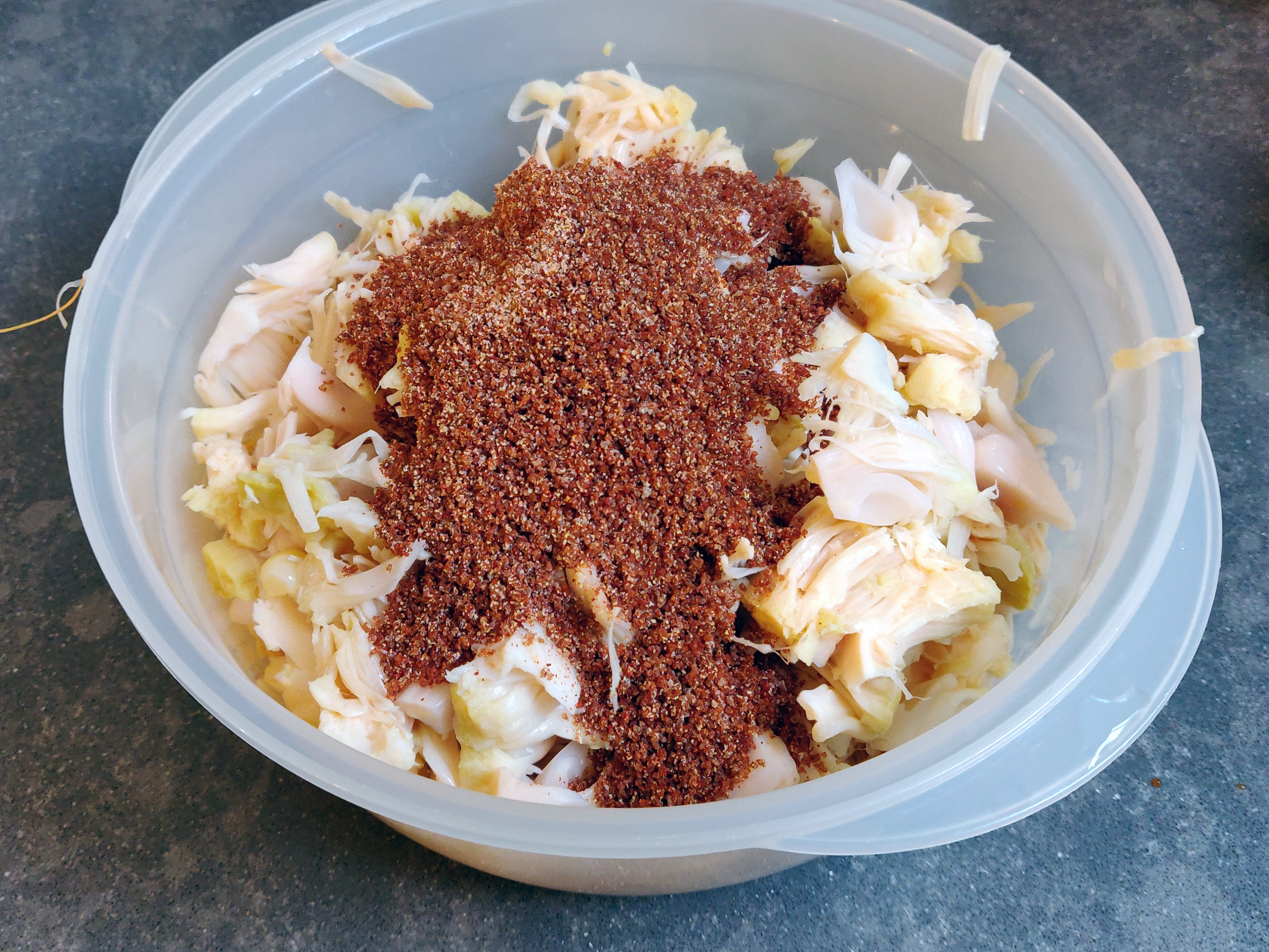 Pulled Jackfruit Sandwich With Avocado Cashew Spread 4 Steps (with