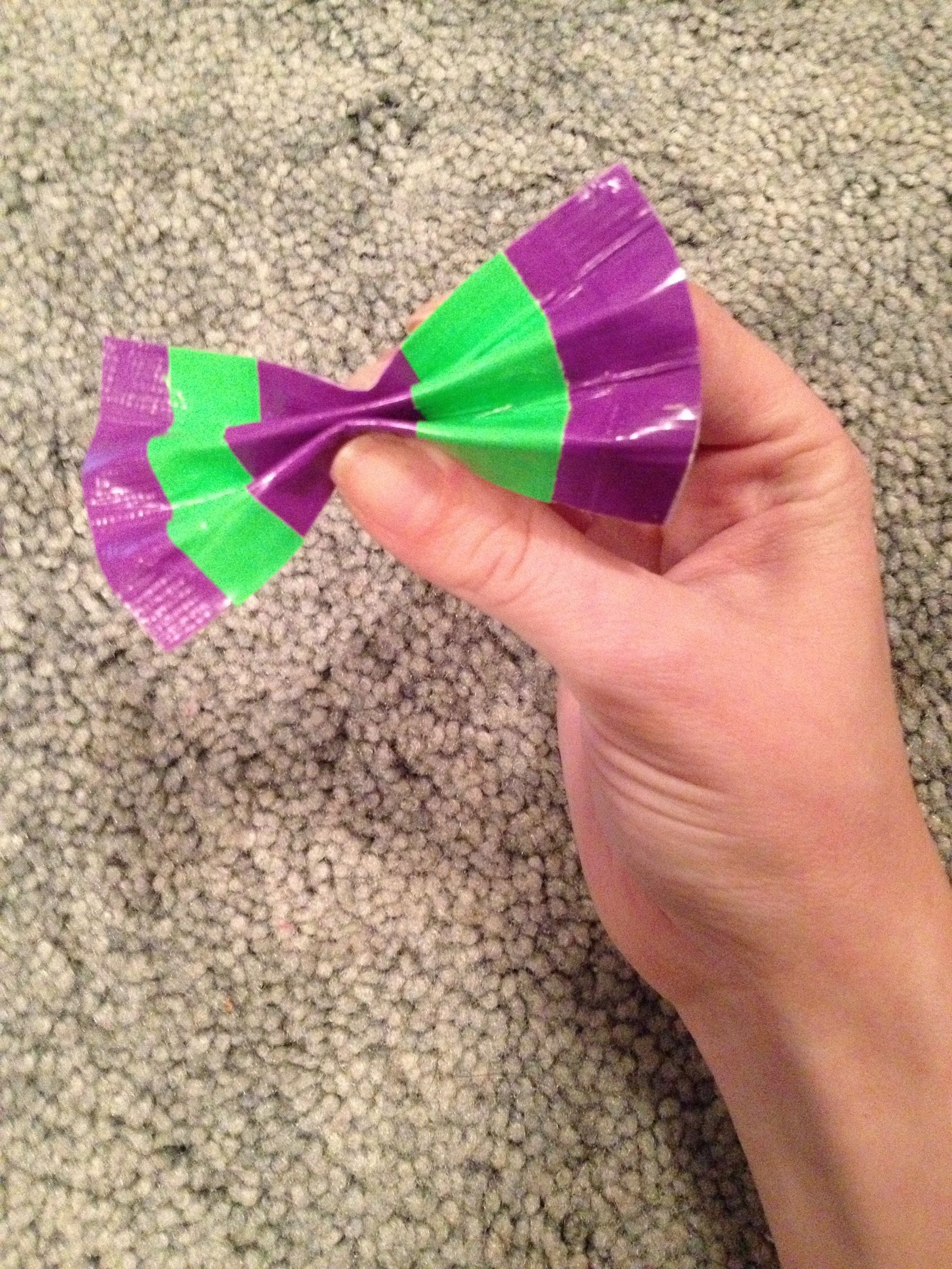 How to Make a Duct Tape Hair Bow 17 Steps Instructables