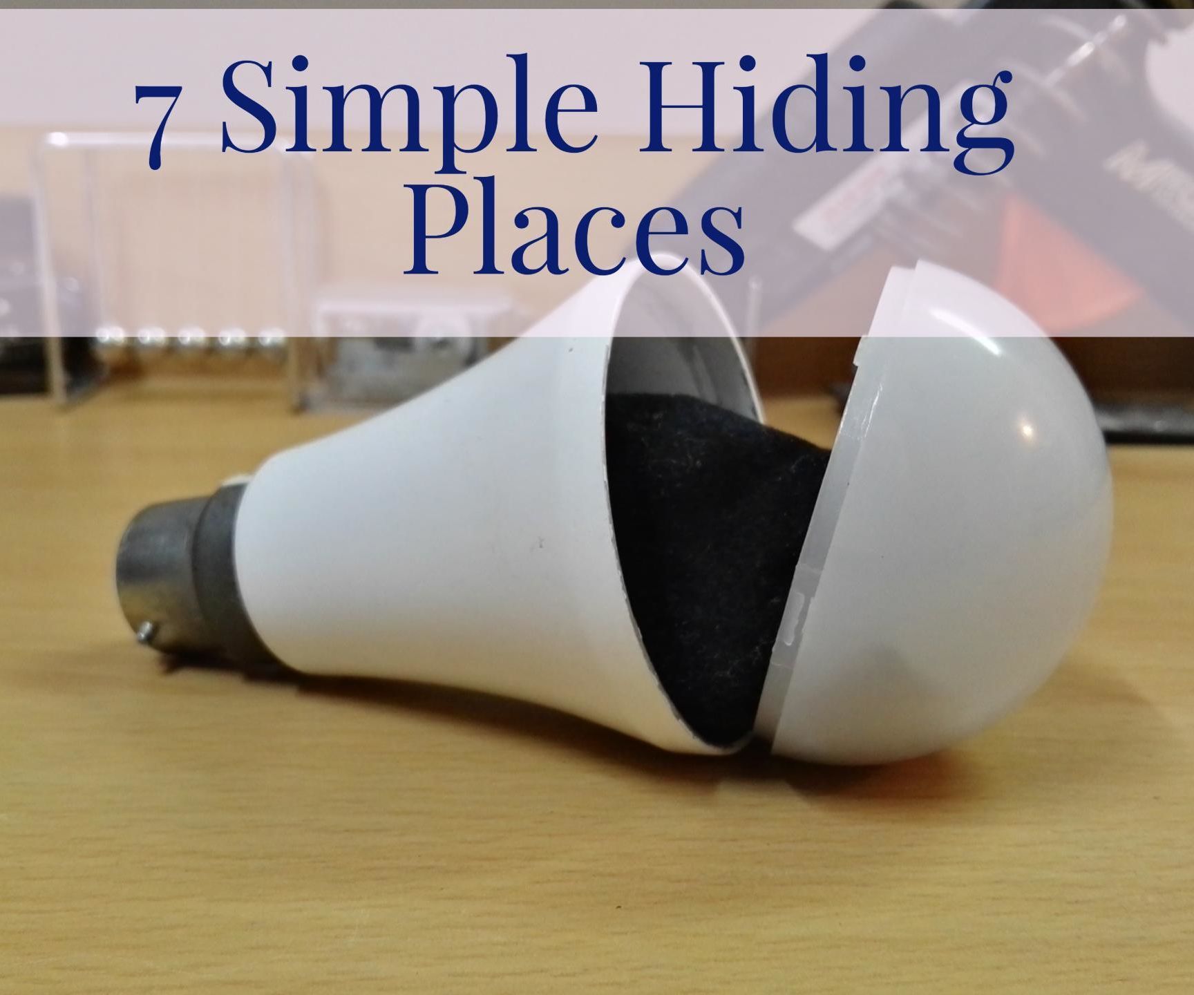 7 Hiding Places in Your House