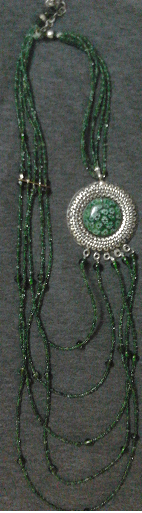 5 layered African Style bead Necklace