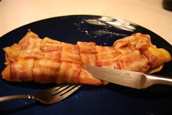 Bacon Cheese Wrap, Uh, I Mean BACON Cheese Wrap!