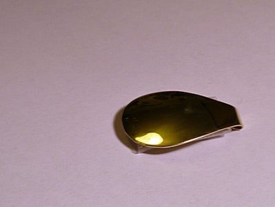 Brass Teardrop Pendant