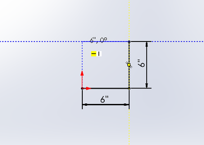 Draw the Square With the Line Command