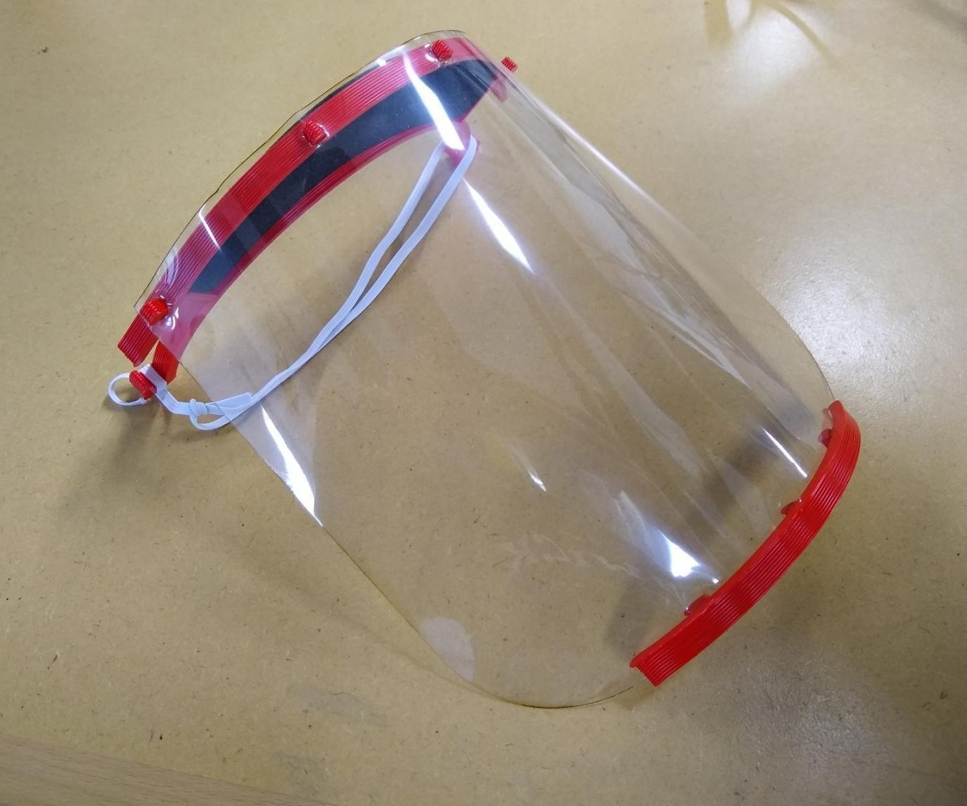 COVID-19 Emergency Face Shield for Large-Scale 3D Printing