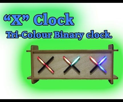 XCLOCK (Tri-Colour Binary Clock) 