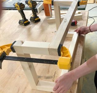 Attach Front Pieces of Towel Rack.