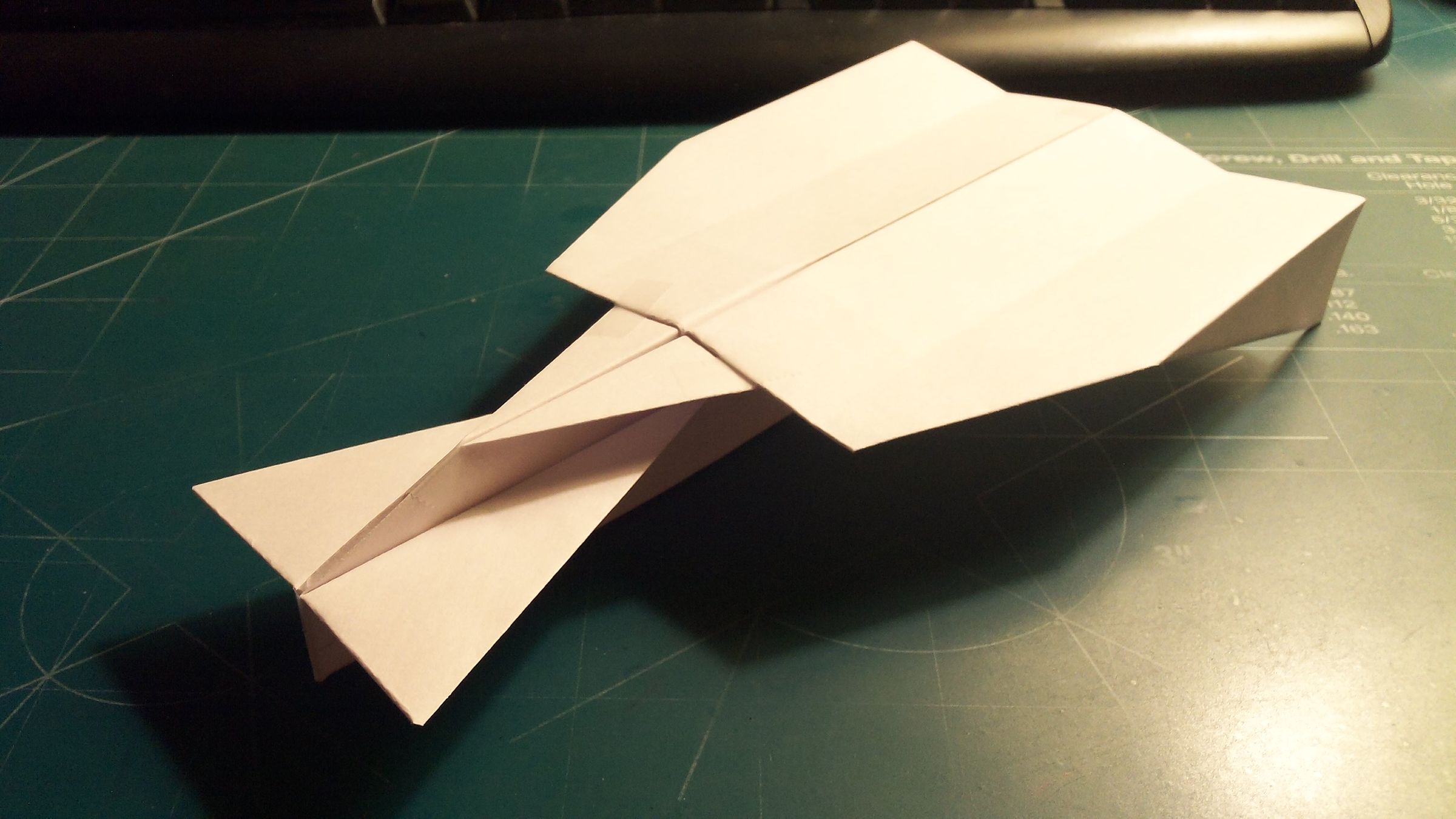 How to Make the StratoVulcan Paper Airplane