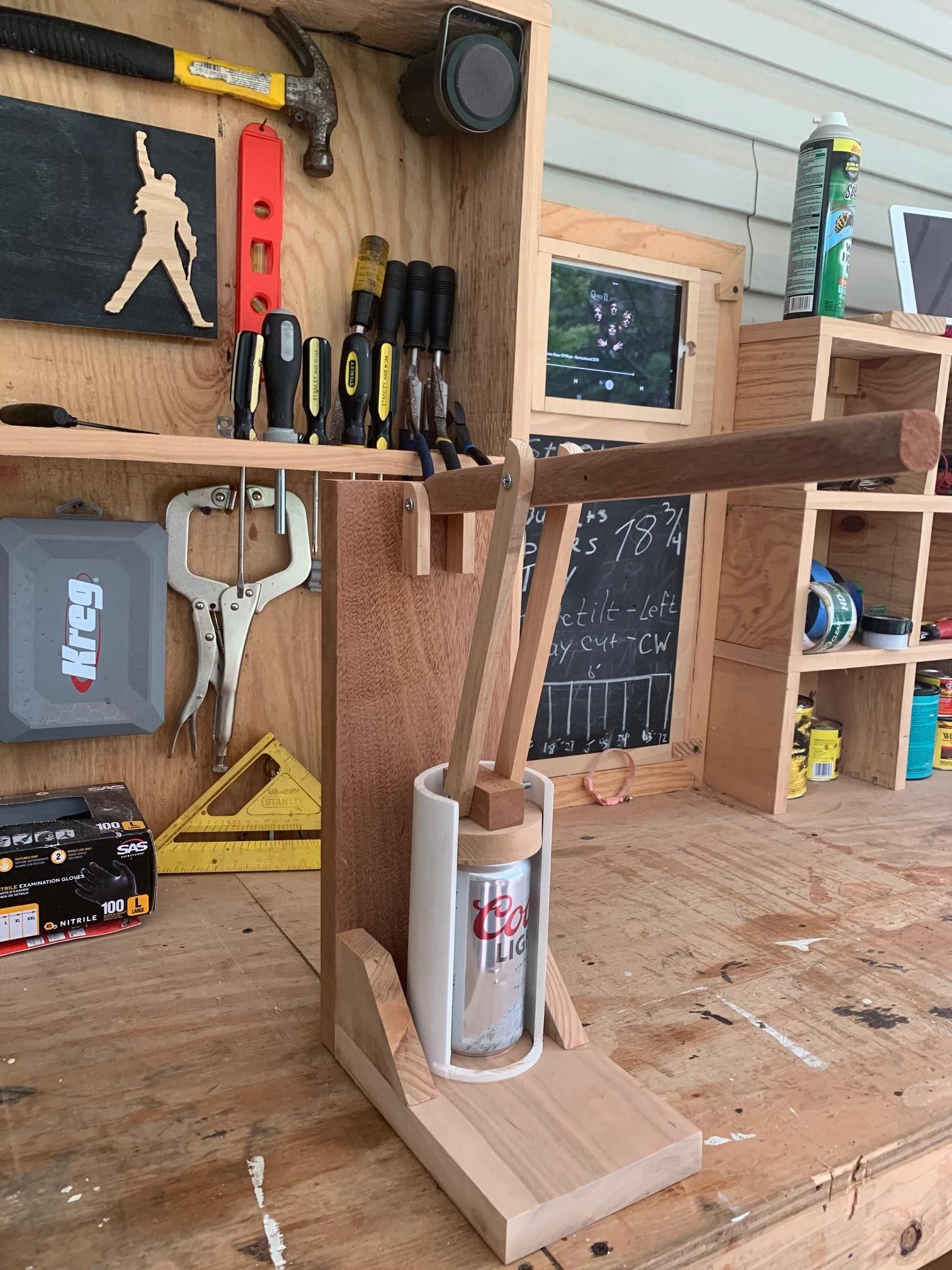 Wooden Can Crusher 4 Steps (with Pictures) Instructables