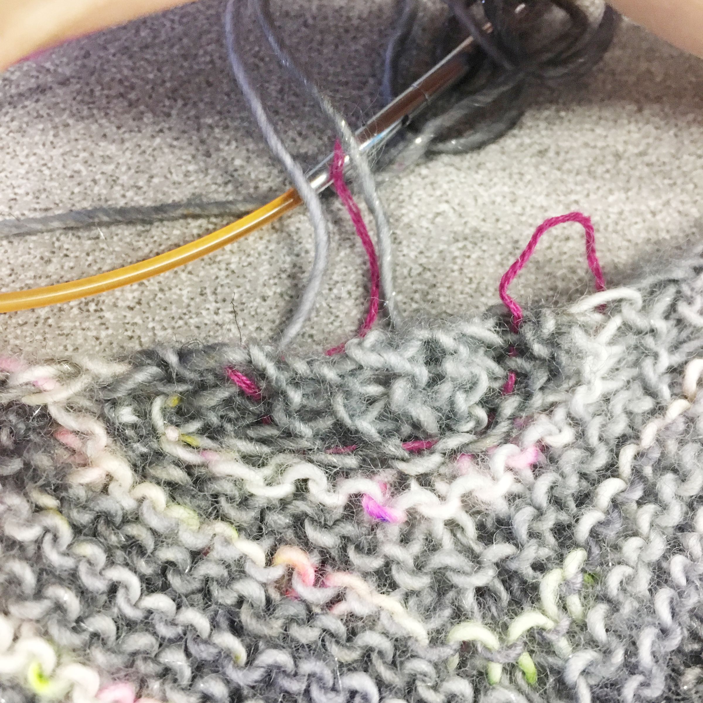 Knitting Cast on Garter Tab Pro Tip 5 Steps Instructables