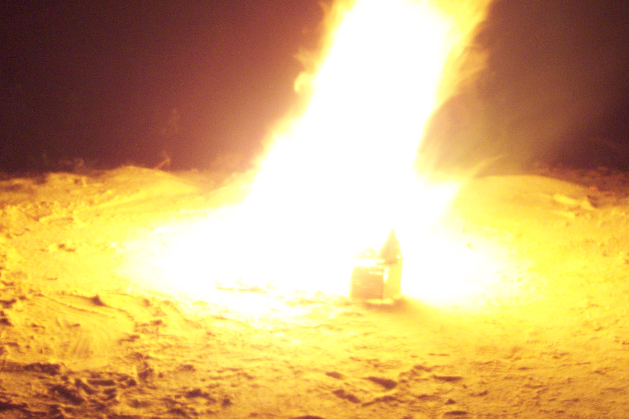 Popsicle Stick House Arson