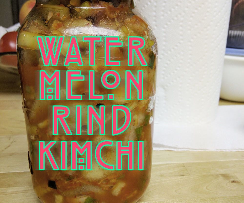 Watermelon Rind Kimchi