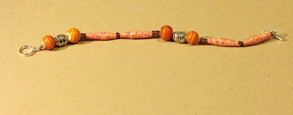 Paper Bead Bracelet