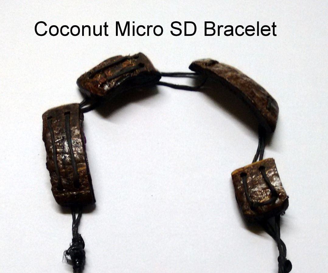 Coconut Micro SD Bracelet