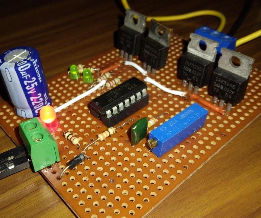 DIY Simple Inverter 12V to 230V