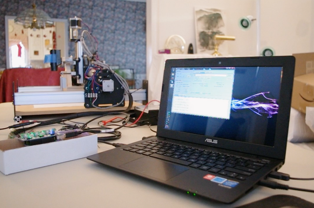 Shapeoko 2 DIY CNC Kit: Electrical Sys. Test & Hello World