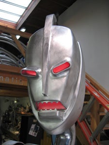 Giant Kinetic Robot Sculpture From Recycled and Found Materials