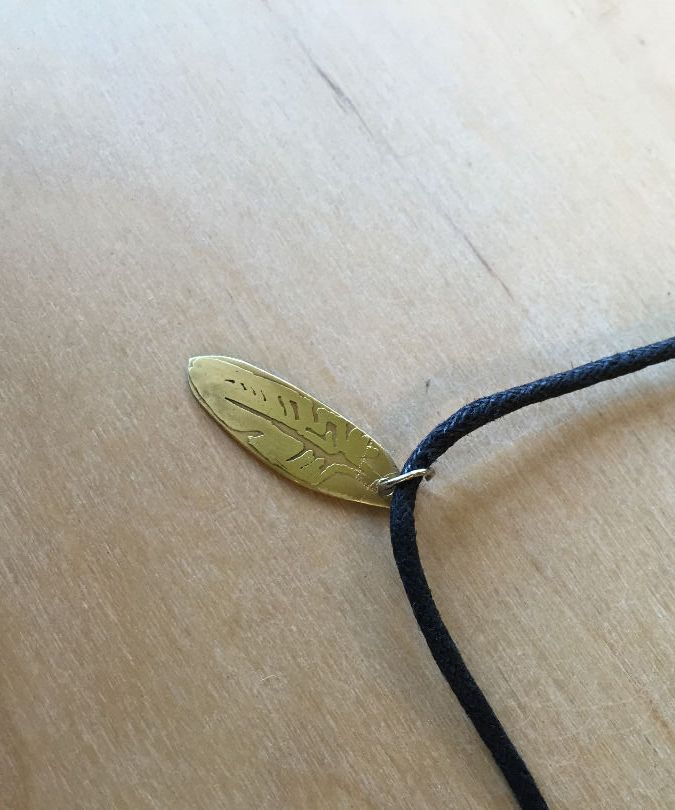 Etch a Brass Pendant