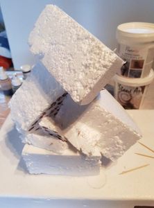 Assemble the Styrofoam Pieces