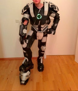 Creating a Homemade DIY War Machine Suit Out of Household Items