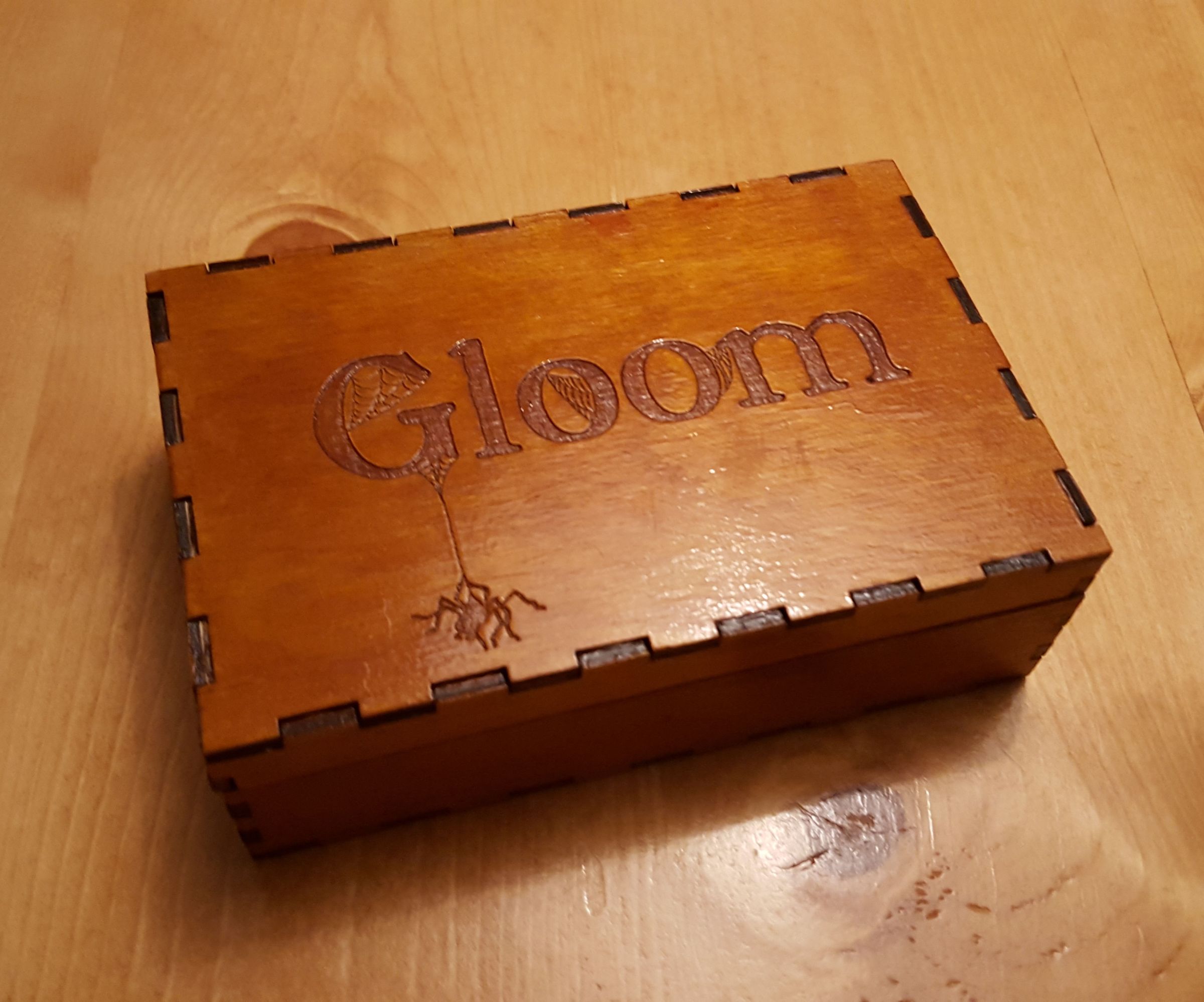 Laser Cut Card Game Box