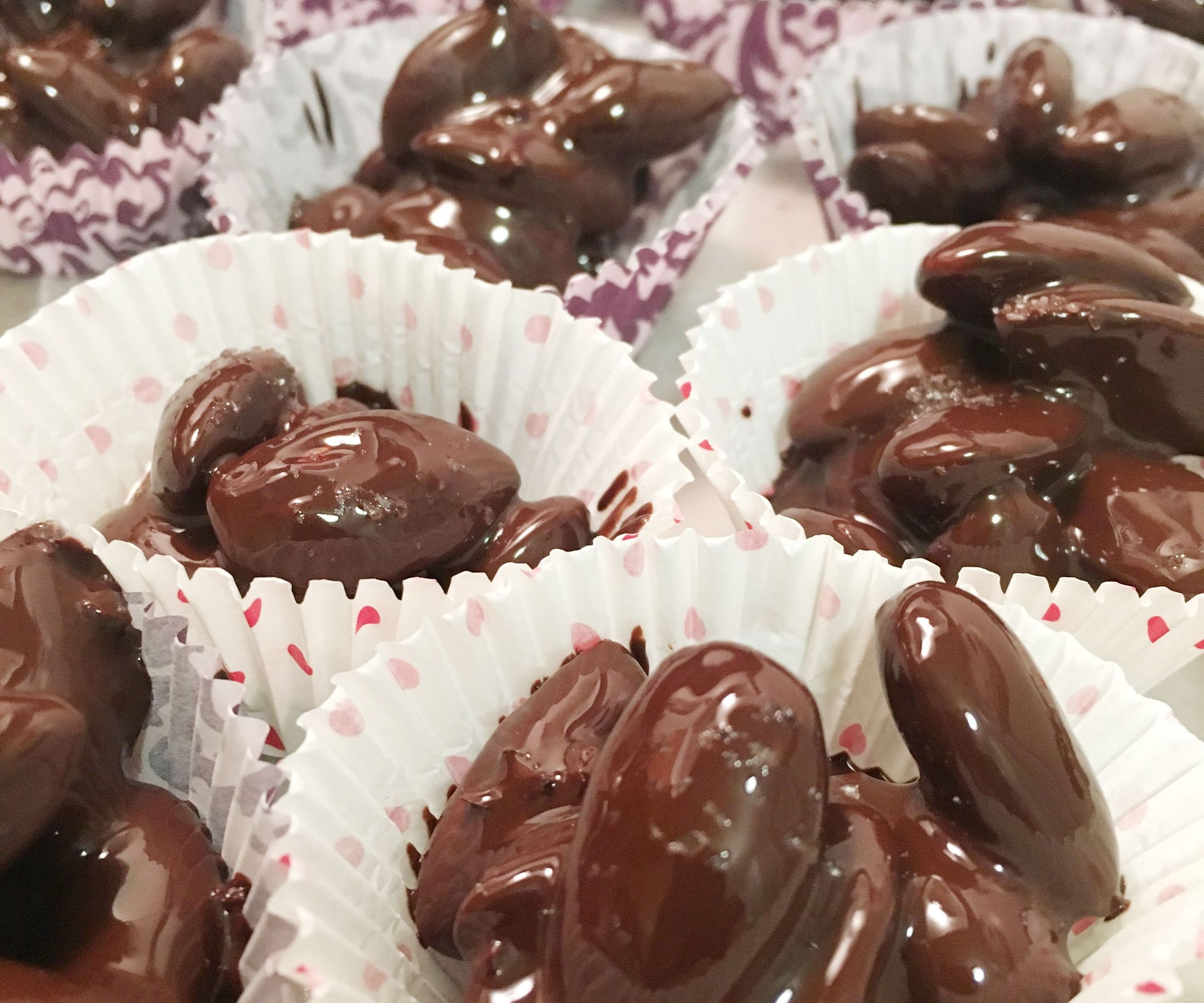 Chocolate Almond Clusters