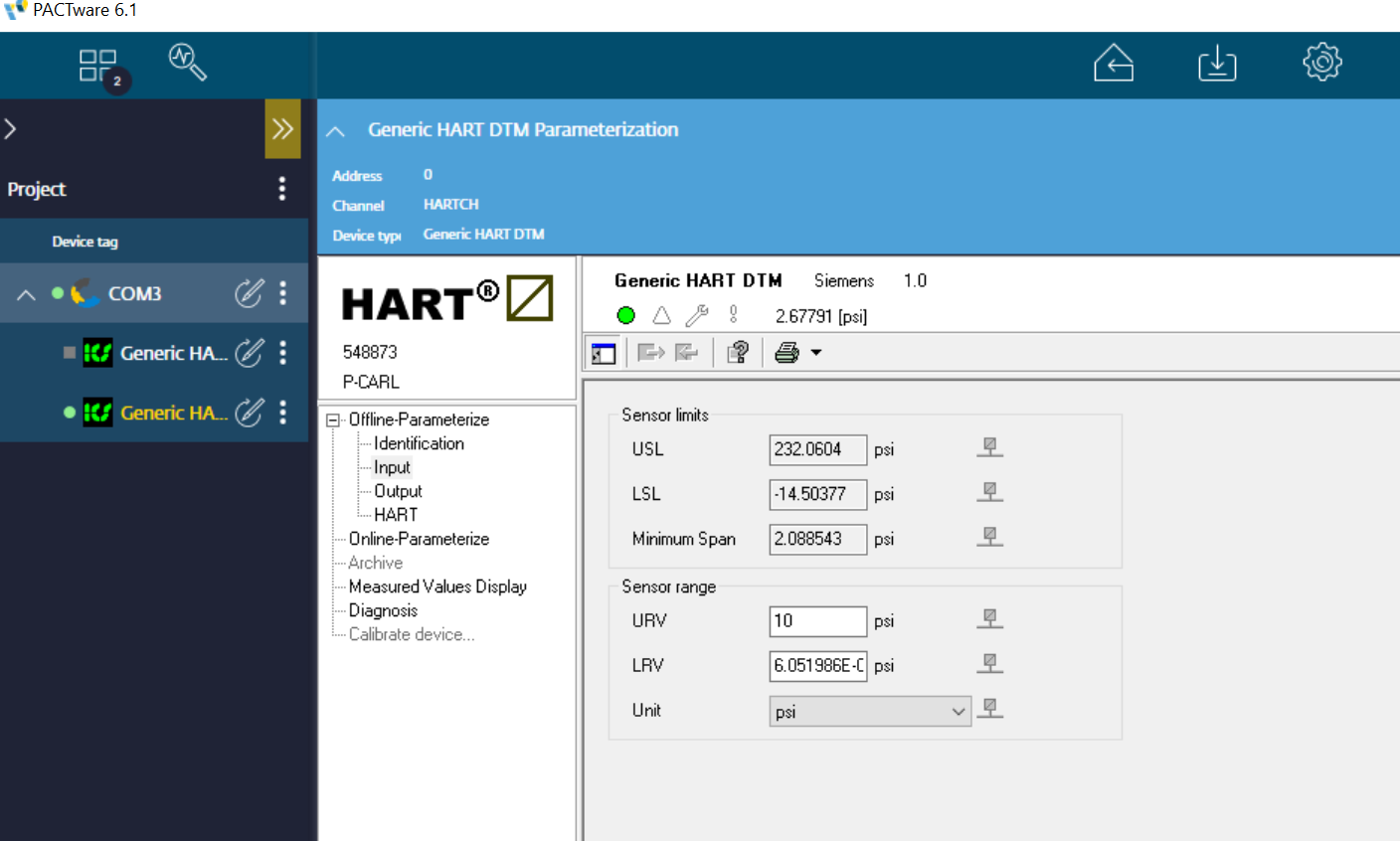 PACTware With SM100-C(III) HART Modem - Configuration for PACTware ...