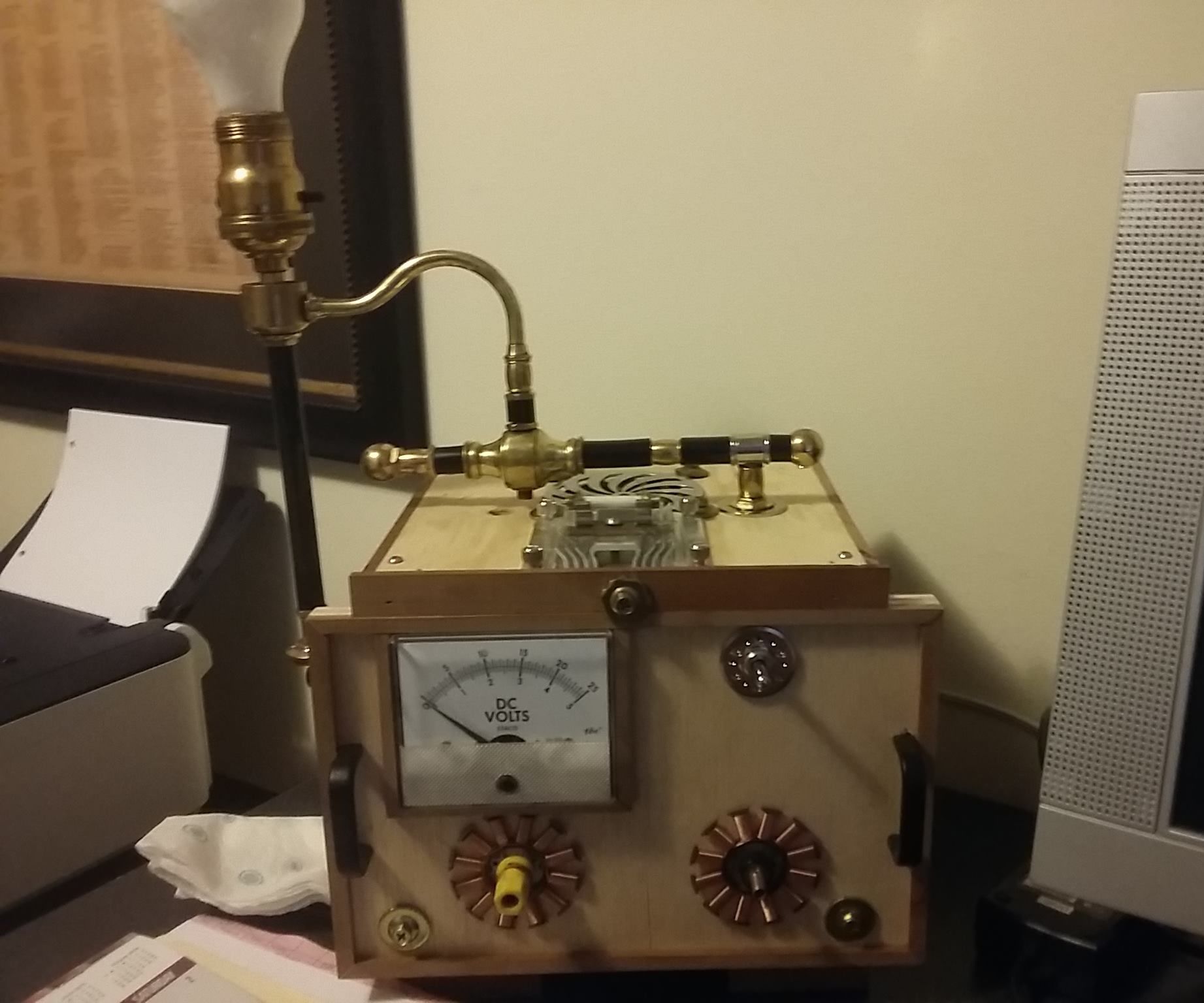 Tesla Punk Power Supply & Lamp