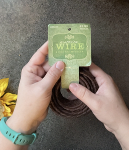 Make the Wire Dreamcatcher Frame