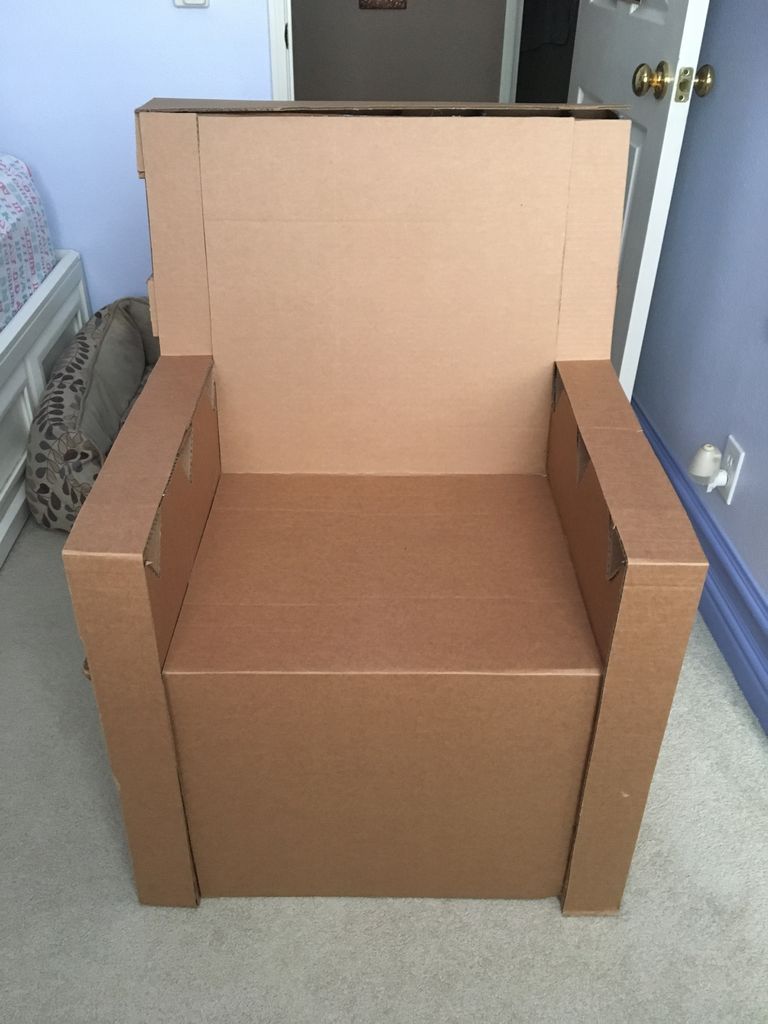 Cardboard Chair (Yes, It's All Cardboard) 3 Steps