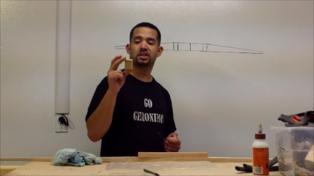 How to Make a Red Oak Longbow Part 3. Glueing and Cutting.