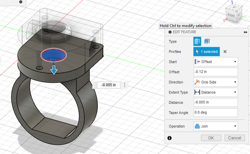 Make the Thumb Piece